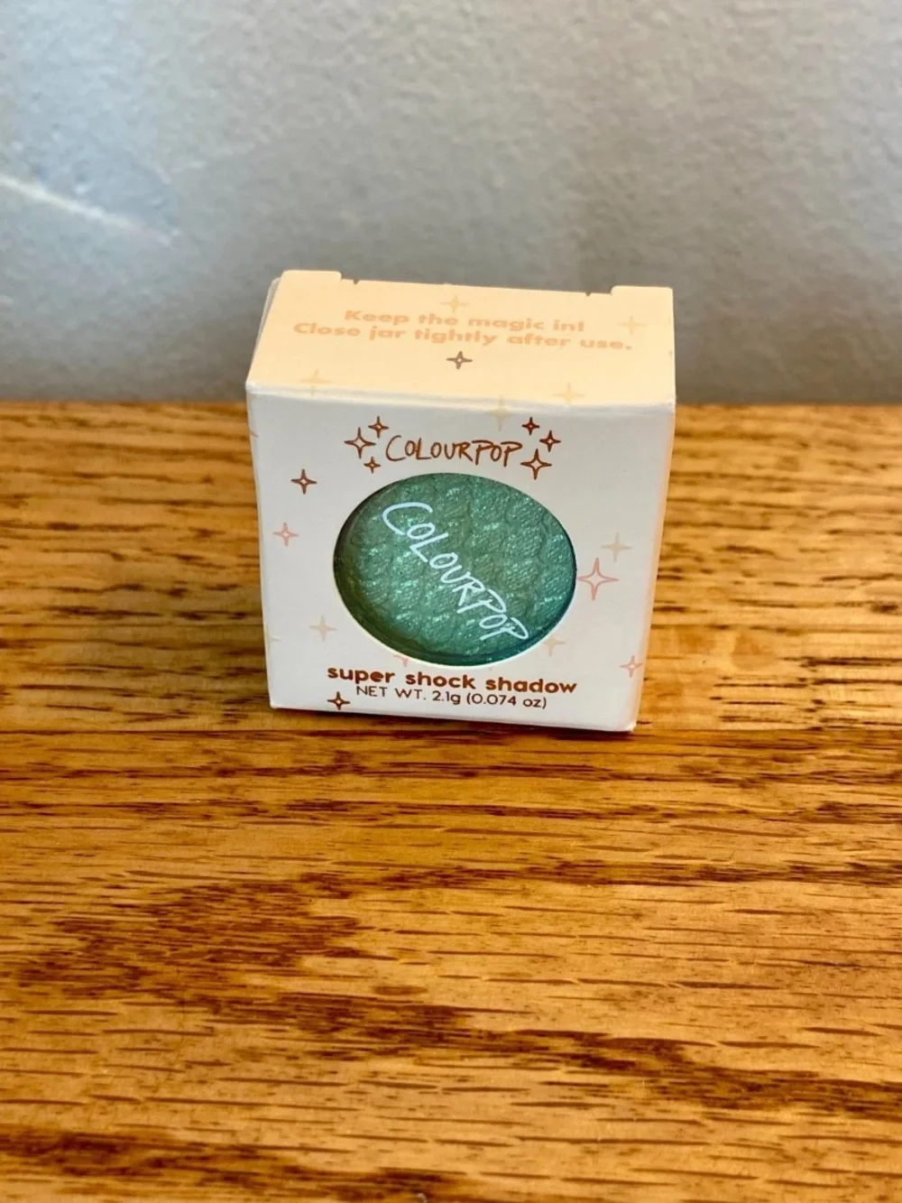 (2) Colourpop Super Shock Shadow Pressed Juice & OBVI (Glitter-Metallic) Green Y